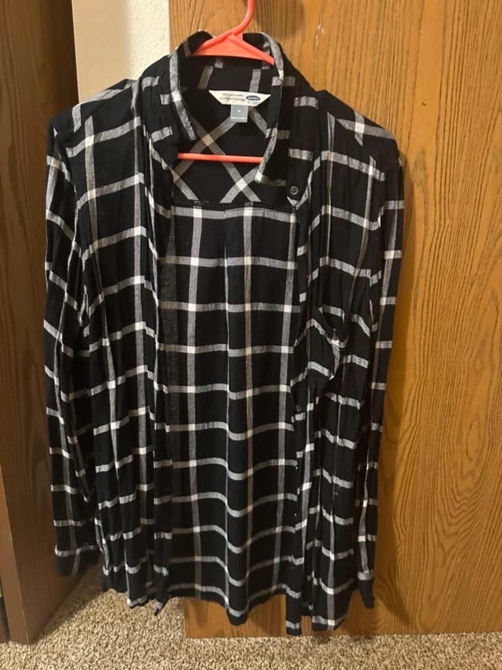 Black and White Plaid Shirt